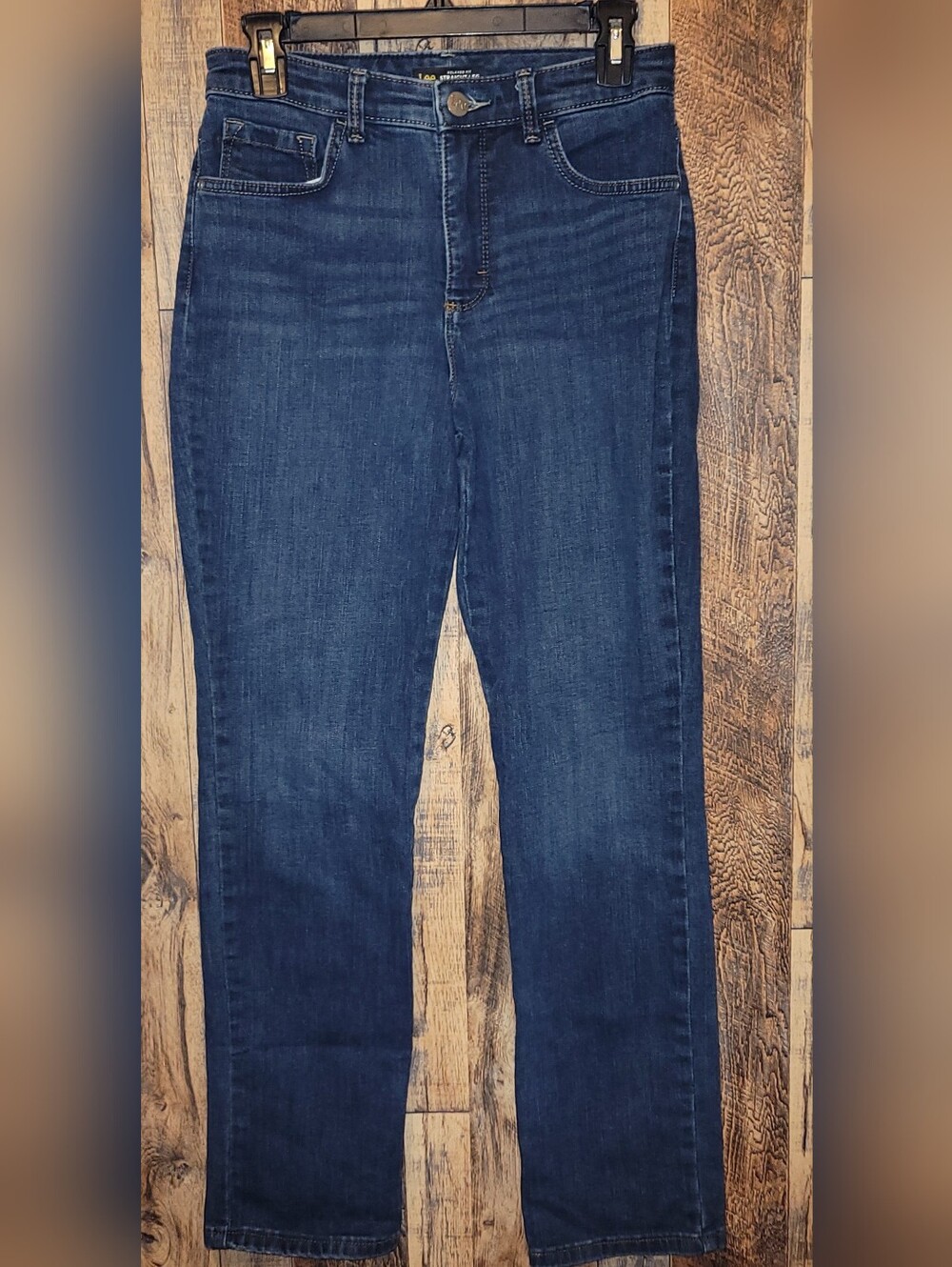 Lee Women's Straight-Leg Dark Blue Jeans